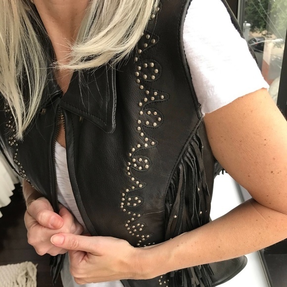 Vintage Fringe Vests